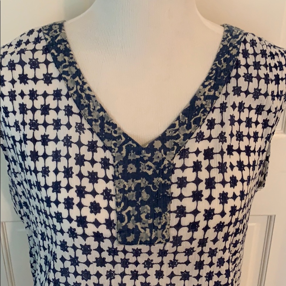 Lucky Brand John Robshaw cotton boho tank top. - Picture 2 of 9